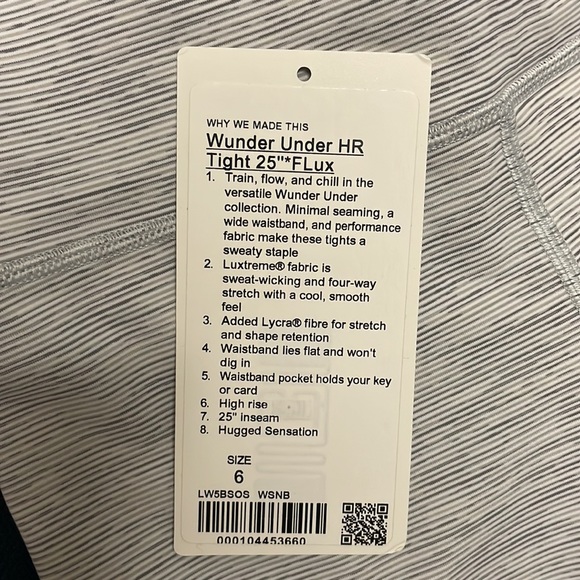 Lululemon Wunder Under high rise tights 25” FLux - Picture 5 of 10